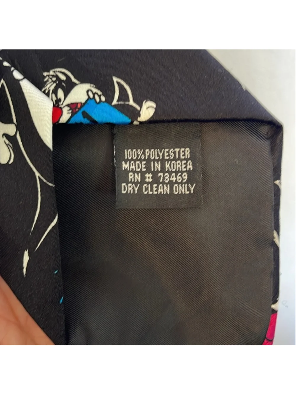 Vintage 1993 Warner Bro Studios Looney Tunes Graphic Tie #1 Dad Tweety Sylvester